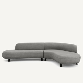 Γωνιακός καναπές από βαμβάκι λίνο - Rosebury design E.Gallina
