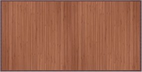 vidaXL Χαλί Ορθογώνιο Καφέ 100 x 200 εκ. Μπαμπού