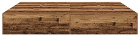 vidaXL Σκελετός Κρεβατιού Παλαιό ξύλο 200 x 200 cm Επεξεργασμένο ξύλο