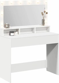 vidaXL Τραπέζι περιποίησης Λευκό 100 x 41 x 135 εκ. Επεξεργασμένο ξύλο