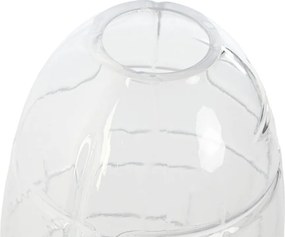 Βάζο Home ESPRIT Διαφανές Κρυστάλλινο Σύγχρονη 11,5 X 11,5 X 28 CM