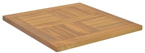 VidaXL Επιφάνεια Τραπεζιού Τετράγωνη 50 x 50 x 2,5 εκ. Μασίφ Ξύλο Teak