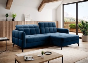 Γωνιακός καναπές Lorette-Mple Skouro-Δεξιά