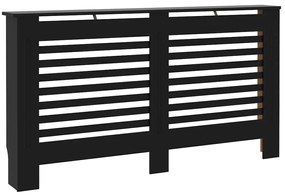 vidaXL Κάλυμμα Καλοριφέρ Μαύρο 152 x 19 x 81,5 εκ. από MDF