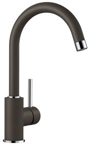 Blanco Mida SILGRANIT®-Look Coffee Μπαταρία Κουζίνας με Περιστρεφόμενο Ρουξούνι