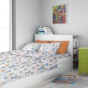 Μαξιλαροθήκη Παιδική Reach The Stars 191 Sky Blue DimCol 50Χ70 50x70cm 100% Cotton