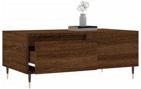 vidaXL Τραπεζάκι Σαλονιού Καφέ Δρυς 90x50x36,5 εκ. Επεξεργασμ. Ξύλο