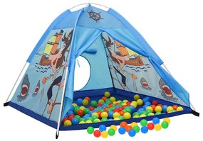 vidaXL Παιδική Σκηνή Μπλε 120 x 120 x 90 εκ. με 250 Μπάλες