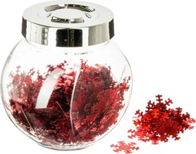 ΕΟΡΤΑΣΤΙΚΌ ΤΡΑΠΈΖΙ SHINY TABLE DECO JAR - RED  ATMOSPHERA 147139RG