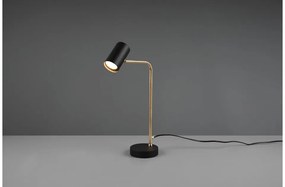 Επιτραπέζιο Φωτιστικό 1xGU10 Κινητή Κεφαλή Marley Trio Lighting-512400108-Μαύρο-Χρυσό 512400108