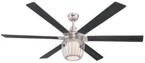Ανεμιστήρας Οροφής 77W με φωτισμό LED Willa Westinghouse-7225040-Καφέ 7225040