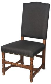 Καρέκλα Alba με καμπαράδες - Ύφασμα - 40949