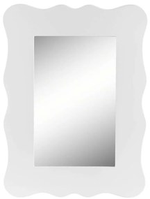 Τοίχο καθρέφτη Versa CAGLIARI Λευκό Fusion 2 x 80 x 60 cm