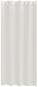 vidaXL Κουρτίνες με κουρτίνες 2 pcs Κρεμ 140 x 225 cm Πολυεστέρας