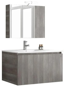 Bathroom Set VERONA 90 Γκρί Ανοιχτό