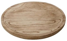 Πλατώ Σερβιρίσματος Στρογγυλό XYP402 Φ55x4cm Natural Espiel Wood Paulownia