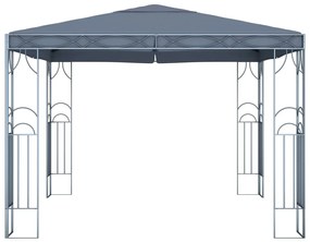 vidaXL Κιόσκι Ανθρακί 300 x 300 εκ.