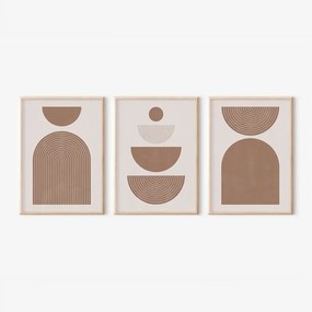 Πίνακας Loana pakoworld τρίπτυχος με ψηφιακή εκτύπωση και πλαίσιο 33x1.5x48εκ