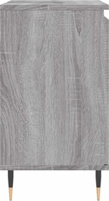 vidaXL Ντουλάπι Μπάνιου Γκρι Sonoma 58 x 33 x 60 εκ. από Επεξεργ. Ξύλο