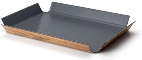 Δίσκος Σερβιρίσματος Living 02902000 45x34x4cm Grey-Natural Continenta Wood