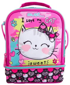 Ισοθερμική Τσάντα Φαγητού (22x16x28) Must Cute Cat 585867