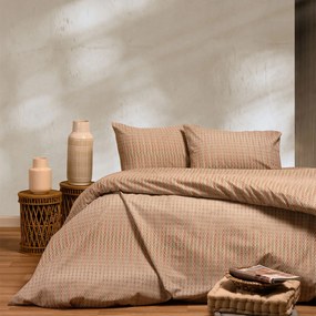 Φανελένια Σεντόνια Μονά (Σετ) Melinen Tundra Beige Μπεζ Με Λάστιχο 100x200+30