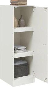 vidaXL Μπουφές Λευκός 34,5x39x107 εκ. από Ατσάλι