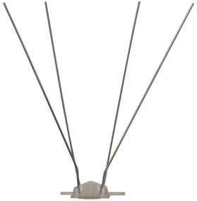 vidaXL Απωθητικές Ακίδες Περιστεριών 4 Σειρών Σετ των 6 3 μ. Πλαστικές