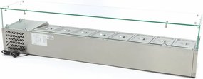Countertop Prep Fridge - 180cm - Fits 8 x 1/3 GN