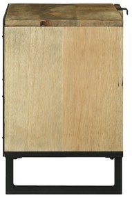 vidaXL Ντουλάπι τηλεόρασης 80x31.5x46 εκ. Στρατηγικά ξύλο μάνγκο και ξύλο προσδιορισμού