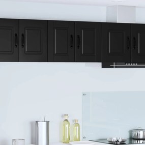 vidaXL Ντουλάπα Κουζίνας με ράφι με πόρτα 2 pcs Μαύρο 30 x 31 x 40 εκ.
