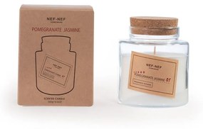 Αρωματικό Κερί Pomegranate Jasmine 300gr Clear Nef-Nef Γυαλί