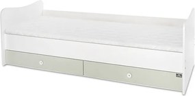 BED MINI MAX NEW 190/72 COLOUR WHITE/MILKY GREEN