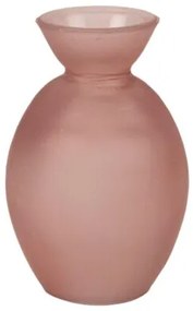 Beauty Home Γυάλινο Βάζο Noam Ροζ 7 x 10,5 CM – 150ml
