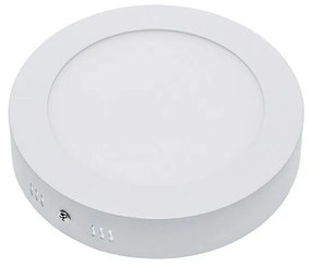 Panel Led Mini Επιφανειακό MTN-22461 12W 2800K 960lm 17,2x3,1cm White Metanor Στρόγγυλο