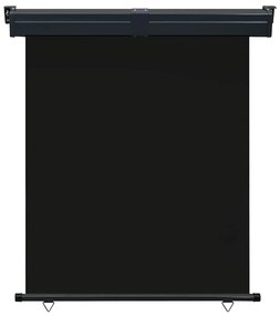 vidaXL Σκίαστρο Βεράντας Πλαϊνό Μαύρο 145 x 250 εκ.