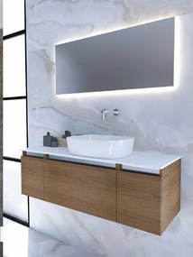 One Project Top40/A 120  MDF - Έπιπλο Μπάνιου Με Καθρέπτη