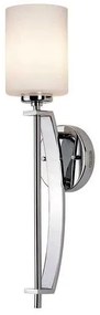 Απλίκα Φωτιστικό Μπάνιου 1xG9 Χρώμιο IP44 49cm Taylor QZ-TAYLOR1L-BATH Elstead Lighting QZ-TAYLOR1L-BATH Χρώμιο