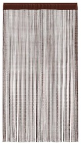 vidaXL Κουρτίνες με Κρόσσια 2 τεμ. Καφέ 140 x 250 εκ.