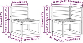 vidaXL Σειρά Καναπέ Εξωτερικού 5 pcs Φυσικό