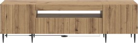 vidaXL Ντουλάπα LED Τηλεόρασης Artisan Δρυς Επεξεργασμένο Ξύλο