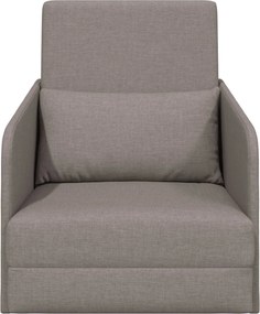 vidaXL Κρεβάτι καναπές Taupe 65 x 80 x 83 εκ. ύφασμα