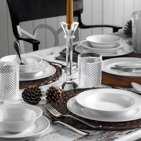Dinner Set (24 Pieces) IN24Y200 White