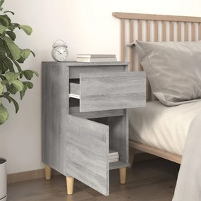 vidaXL Κομοδίνο Γκρι Sonoma 40x35x70 εκ.