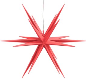 vidaXL Φωτιστικό Χριστουγεννιάτικο με LED Αναδιπλούμενο Κόκκινο 57 εκ