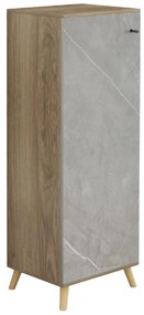 ΠΑΠΟΥΤΣΟΘΗΚΗ-ΝΤΟΥΛΑΠΙ ALVARO HM8954.11 ΜΕΛΑΜΙΝΗ SONAMA-STONE TEXTURE 50Χ38Χ135Yεκ.