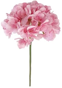 Τεχνητό Λουλούδι Ορτανσία 7251-7 53cm Pink Supergreens Πολυαιθυλένιο,Ύφασμα