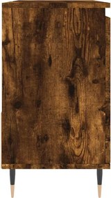 vidaXL Ντουλάπι Μπάνιου Καπνιστή Δρυς 65x33x60 εκ. Επεξεργασμένο Ξύλο