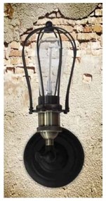 Απλίκα τοίχου TUKO μεταλλική μαύρη με πλέγμα Homelighting-77-2157-Μαύρο 77-2157