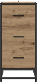 vidaXL Πλαϊνό γραφείο Artisan Oak 35.5 x 35 x76 εκ